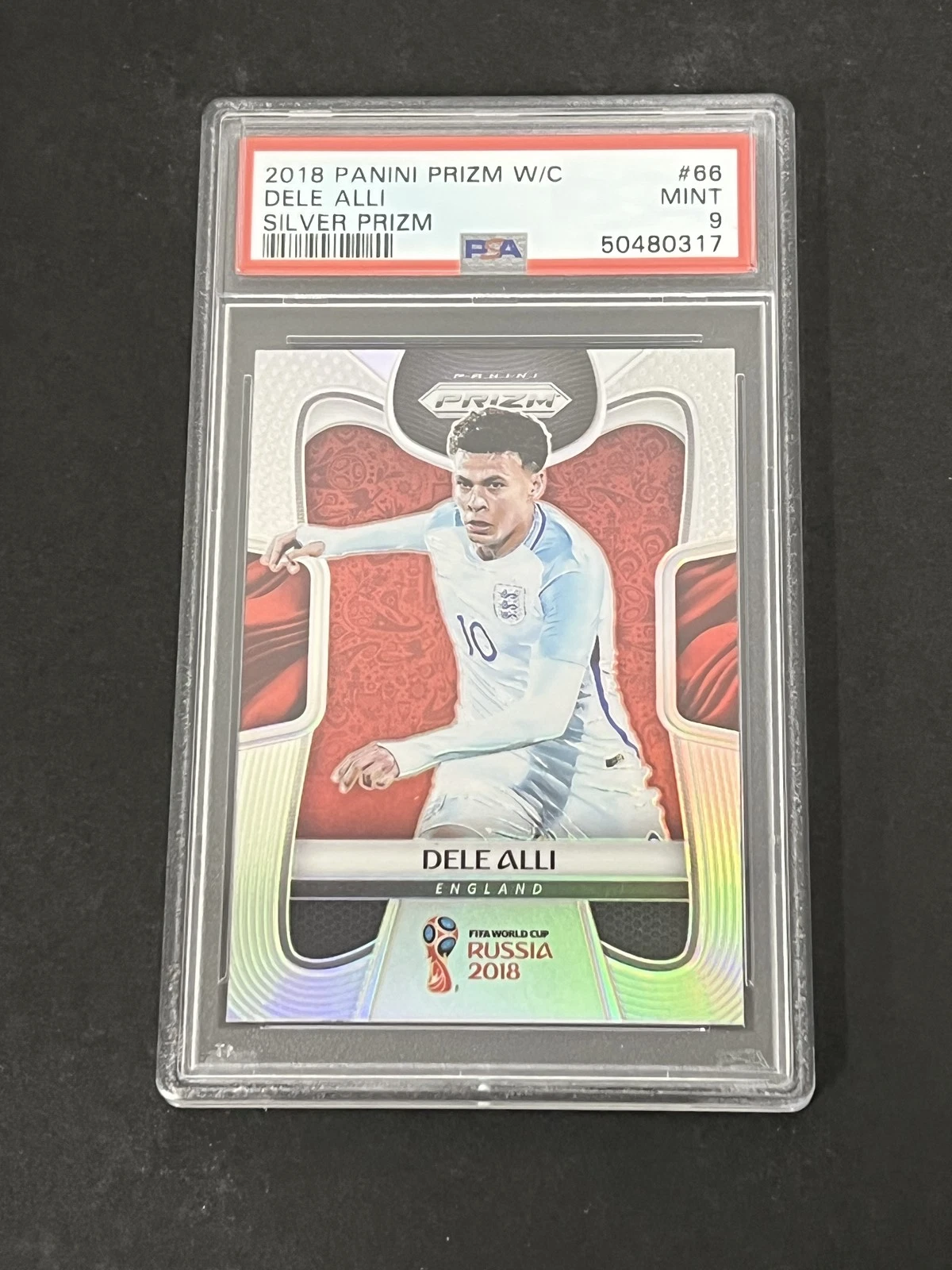 2018 Panini Prizm World Cup #66 Dele Alli PSA 9