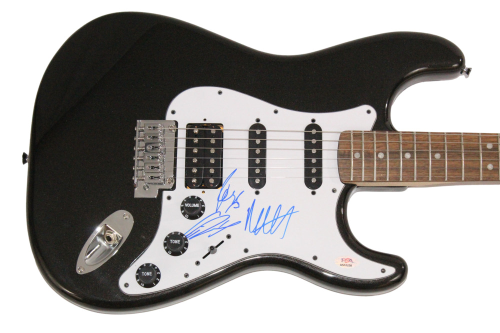 The 1975 Band Signed Autograph Fender Electric Guitar - Matt Healy +2 w/ PSA COA