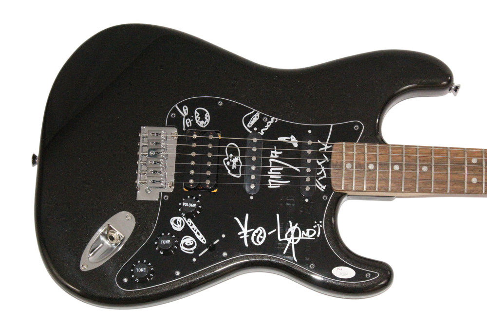 Die Antwoord  Ninja & Yolandi Visser Signed Autograph Electric Guitar w/ JSA COA