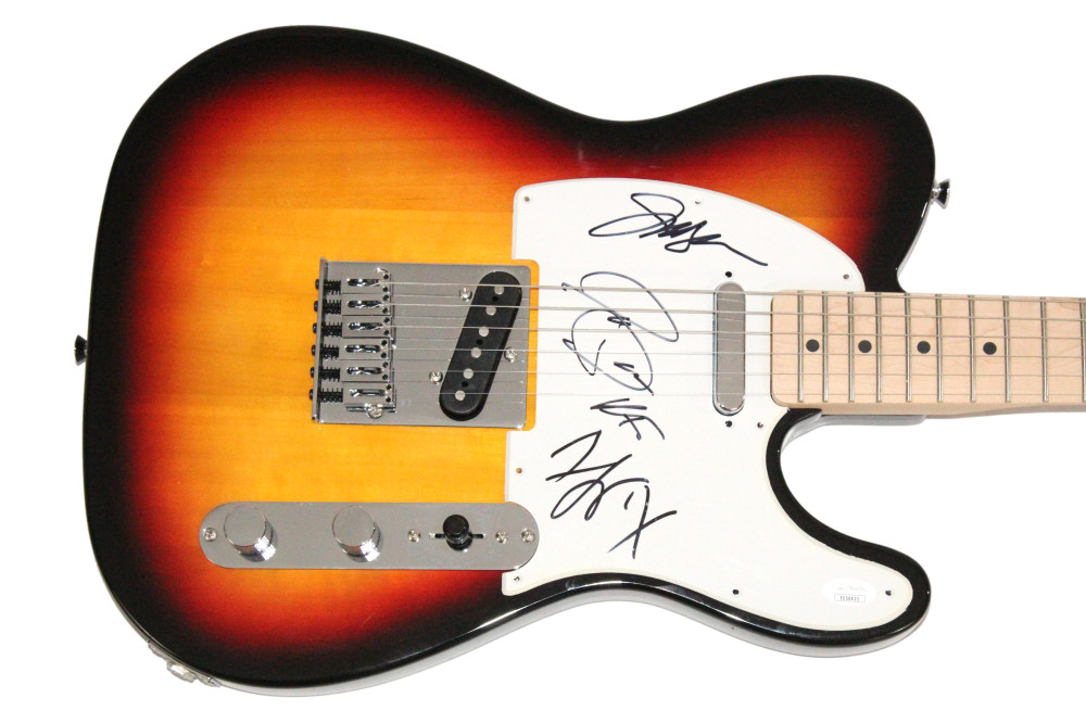 Rascal Flatts Full Band x3 Signed Autograph Fender Telecaster Guitar - JSA COA