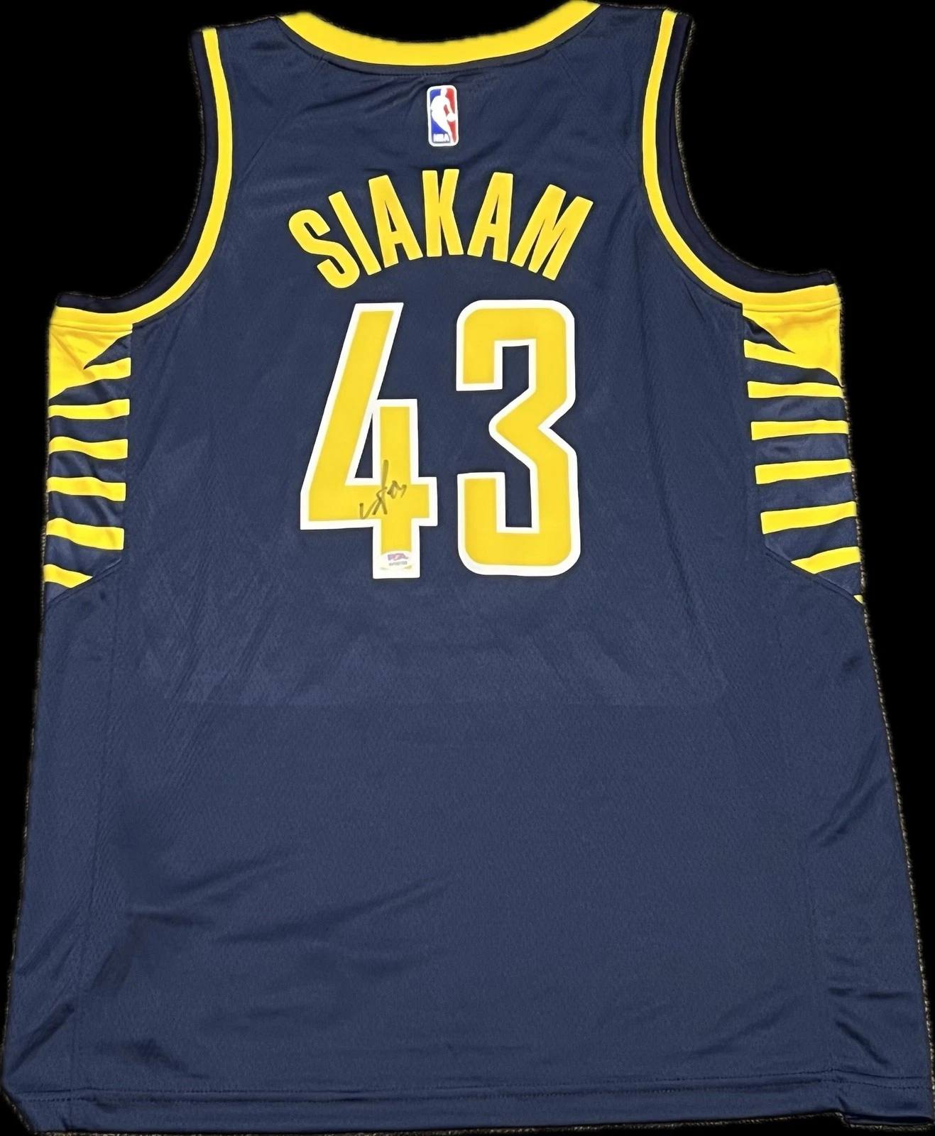 Pascal Siakam Signed Jersey PSA Indiana Pacers Autographed