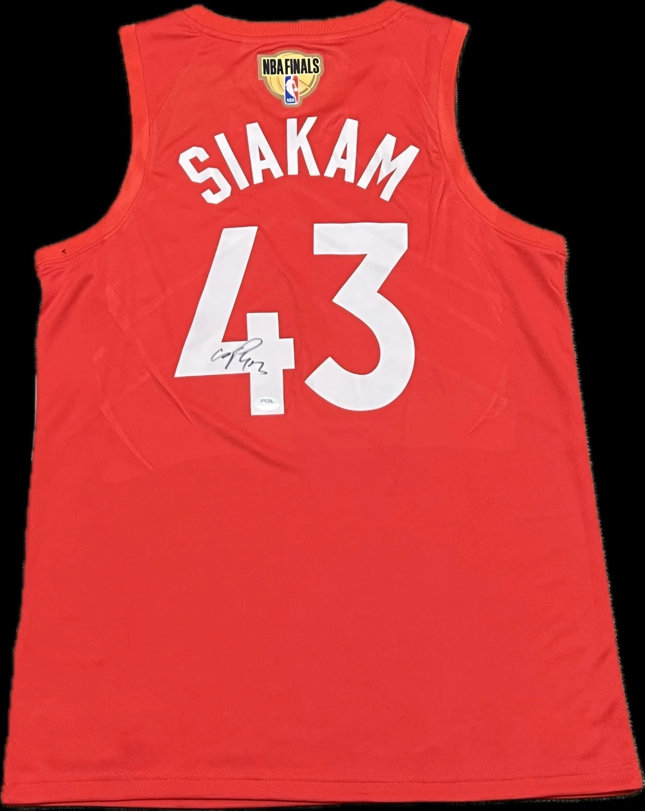 Pascal Siakam Signed Jersey PSA Toronto Raptors Autographed