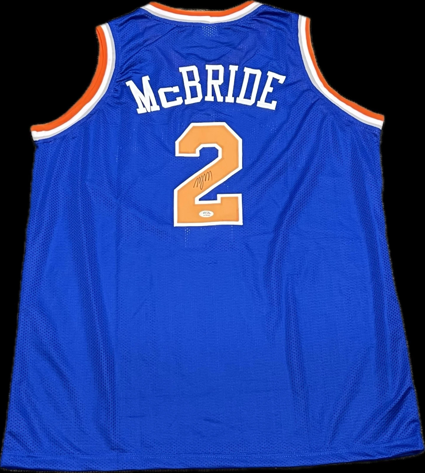 Miles Mcbride Signed Jersey PSA New York Knicks Autographed