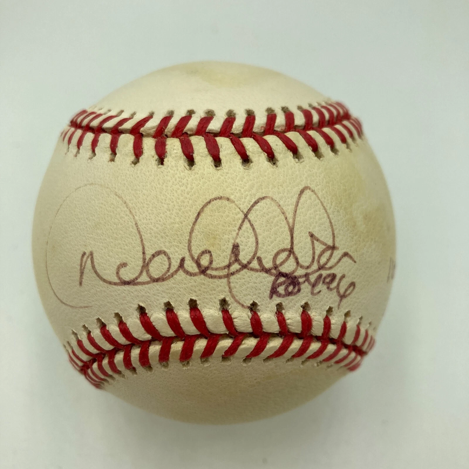Derek Jeter Rookie Of The Year 1996 Signed Inscribed Baseball With JSA COA ROY