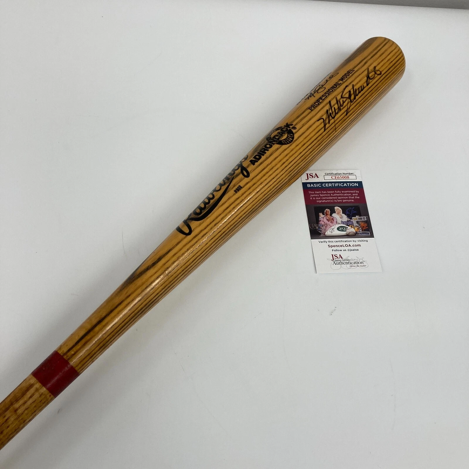 Mike Schmidt Signed Rawlings Adirondack Game Model Baseball Bat JSA COA