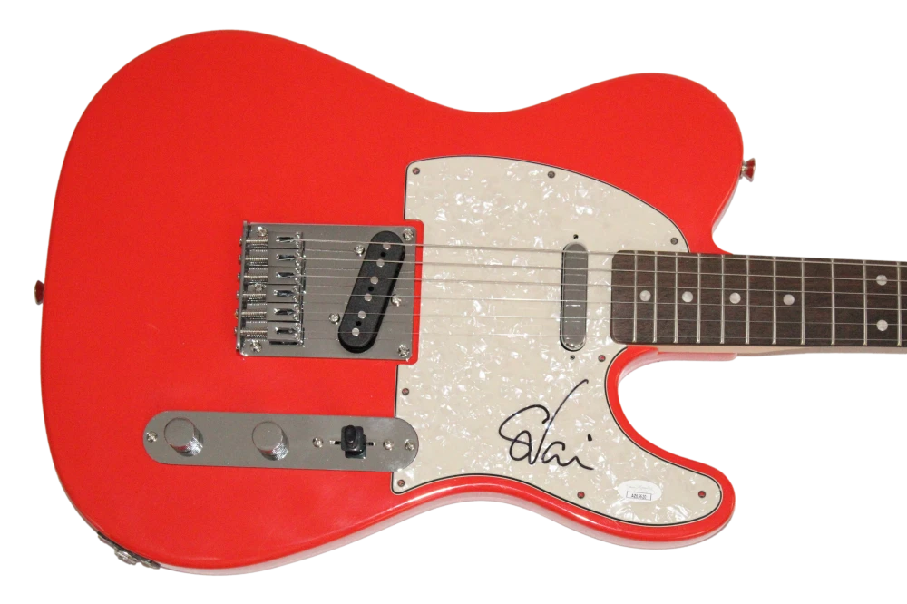 Steve Vai Signed Autograph Fender Telecaster Guitar - Frank Zappa Band JSA COA