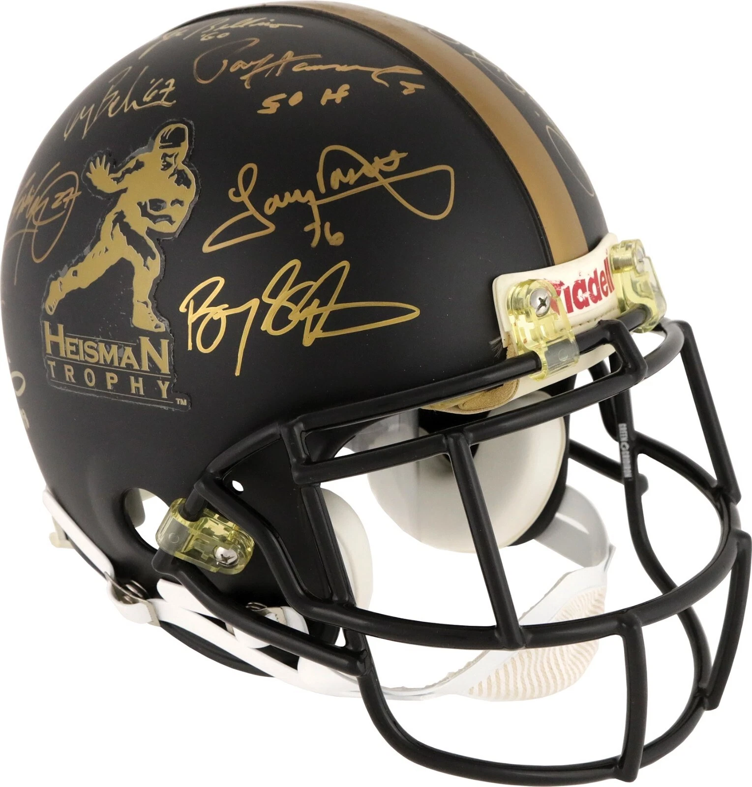 Heisman Trophy Winners Signed Full Size Helmet 18 Sigs PSA DNA COA