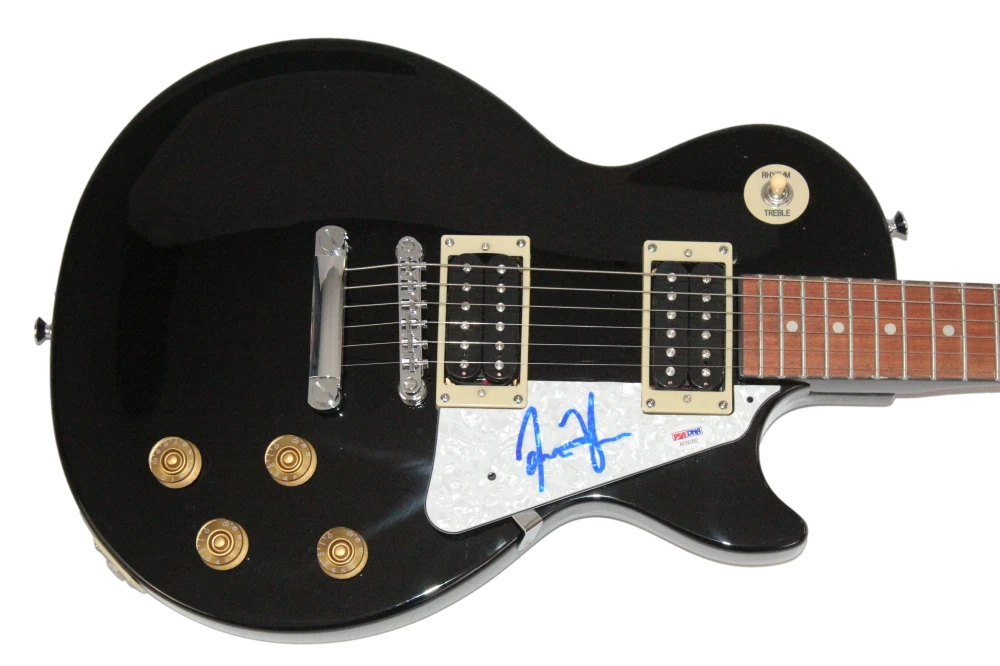 James Taylor Signed Autograph Gibson Epiphone Les Paul Guitar w/ PSA COA