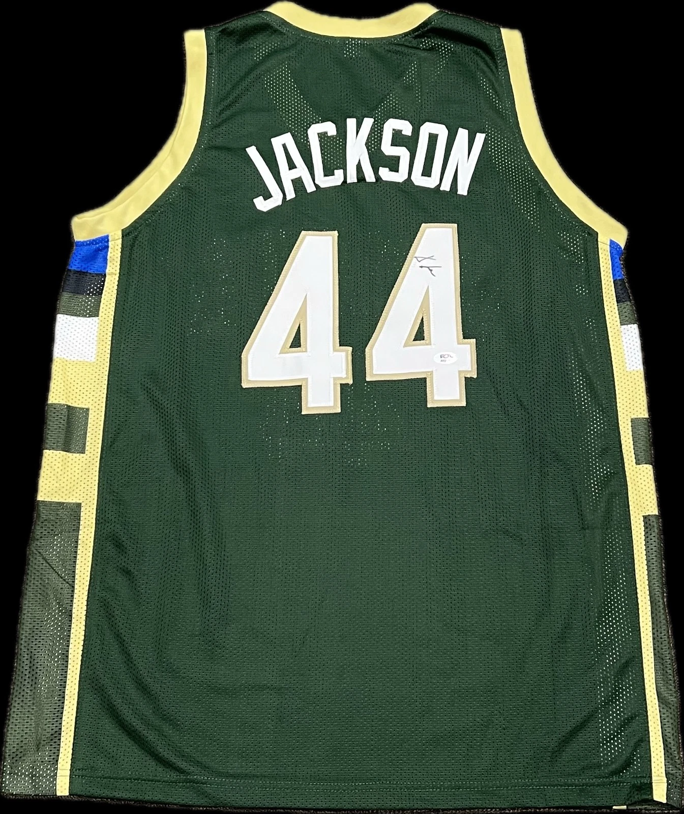 Andre Jackson Signed Jersey PSA Milwaukee Bucks Autographed