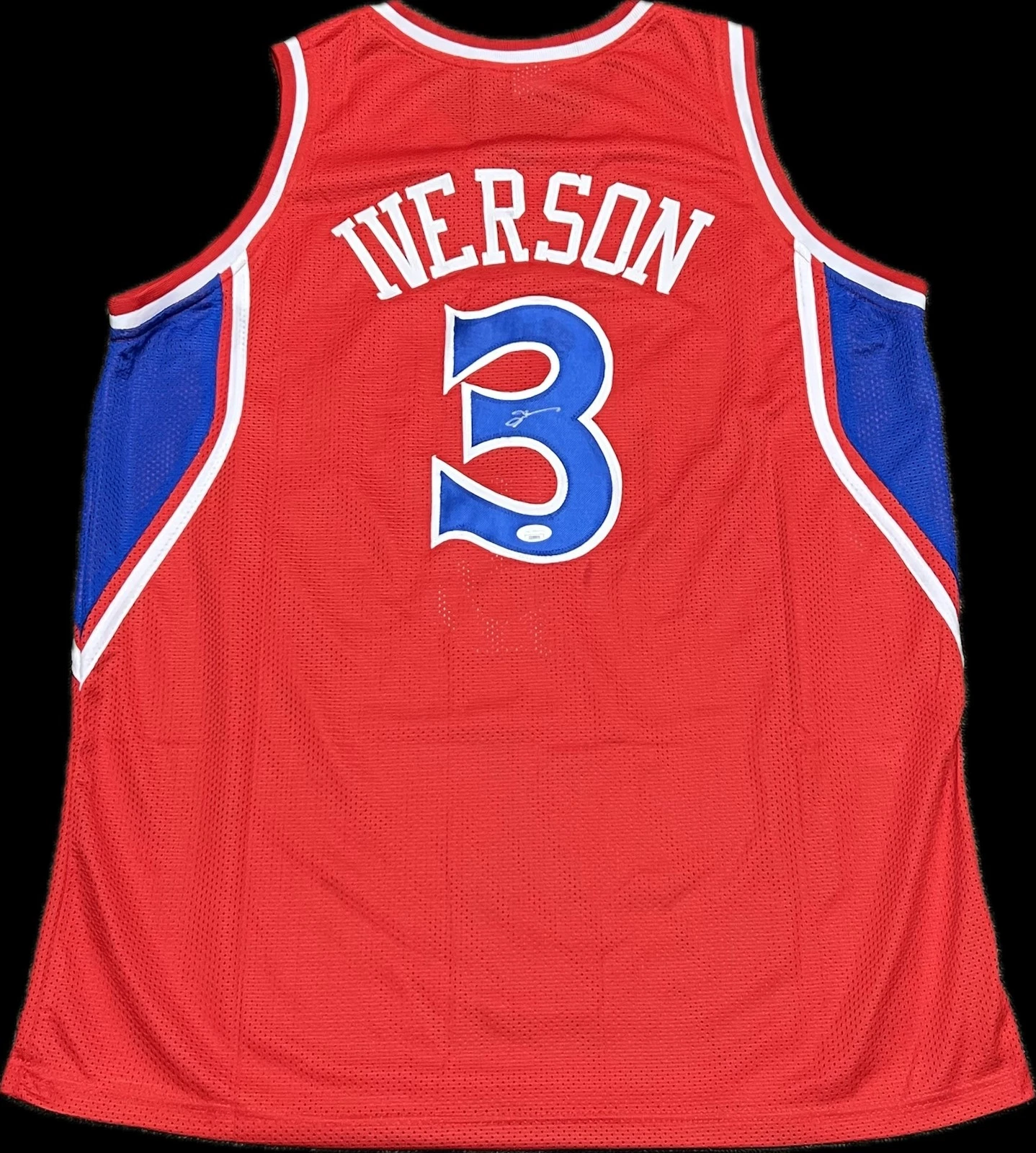 Allen Iverson Signed Jersey JSA Philadelphia 76ers Autographed