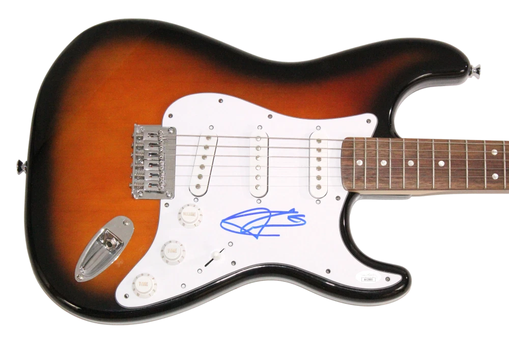 John Zambetti Signed Autograph Full Size Fender Electric Guitar w/ JSA COA