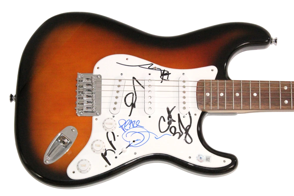 Dave Matthews Band x5 Signed Autograph Fender Guitar w/ Tim Reynolds Beckett COA
