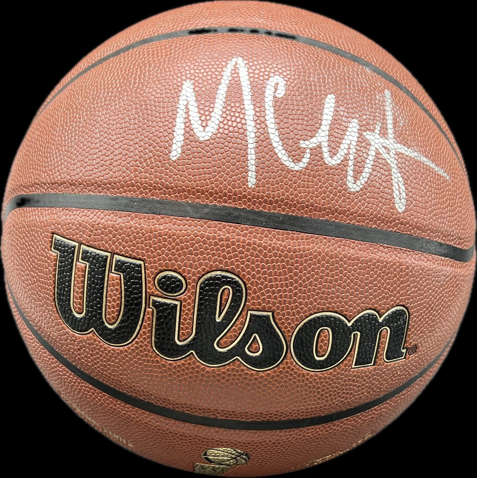 Max Christie Signed Basketball PSA Mavericks