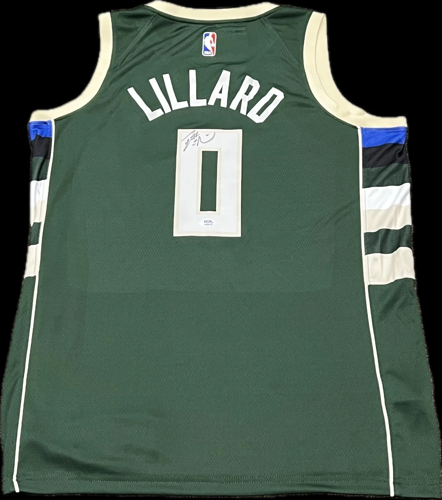 Damian Lillard Signed Jersey PSA Milwaukee Bucks Autographed