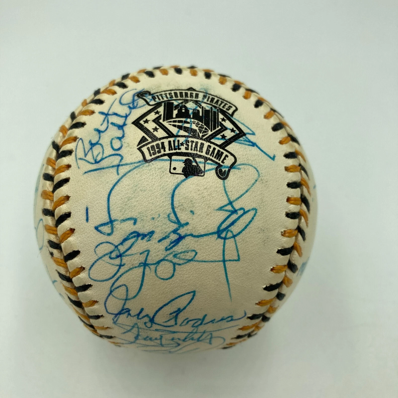 1994 All Star Game National League Team Signed Baseball Barry Bonds PSA DNA COA
