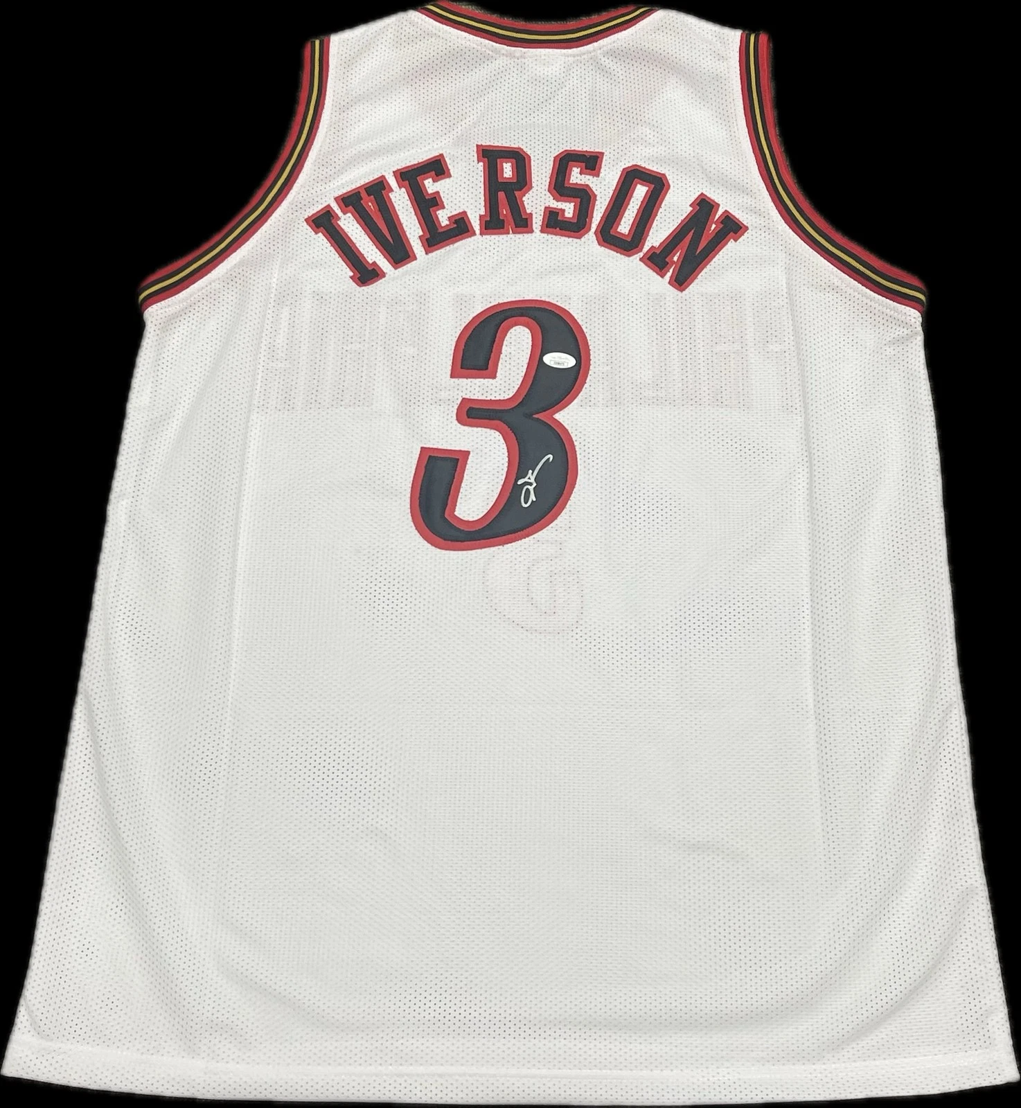 Allen Iverson Signed Jersey JSA Philadelphia 76ers Autographed