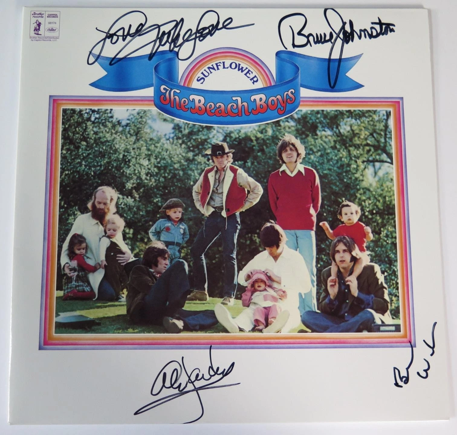 Brian Wilson THE BEACH BOYS Signed Autograph 