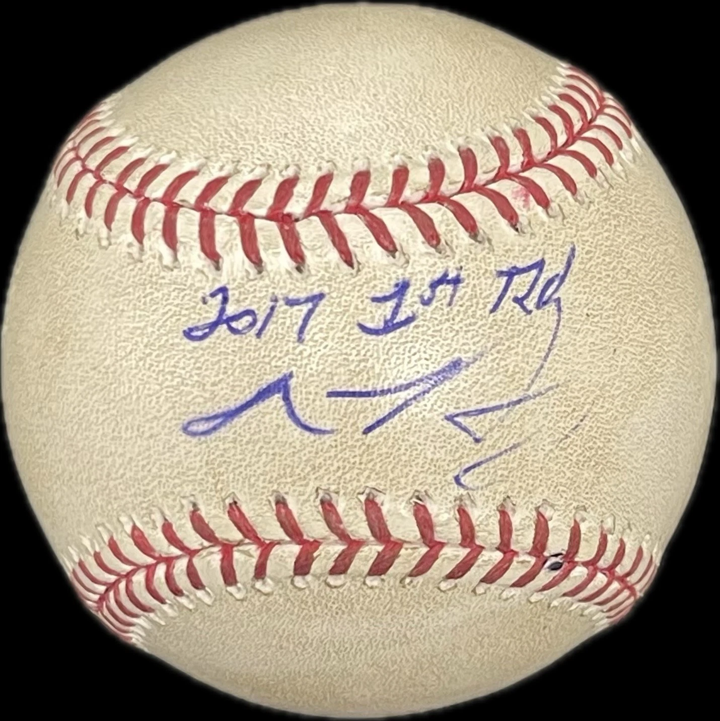 Adam Haseley Signed Baseball PSA Chicago White Sox