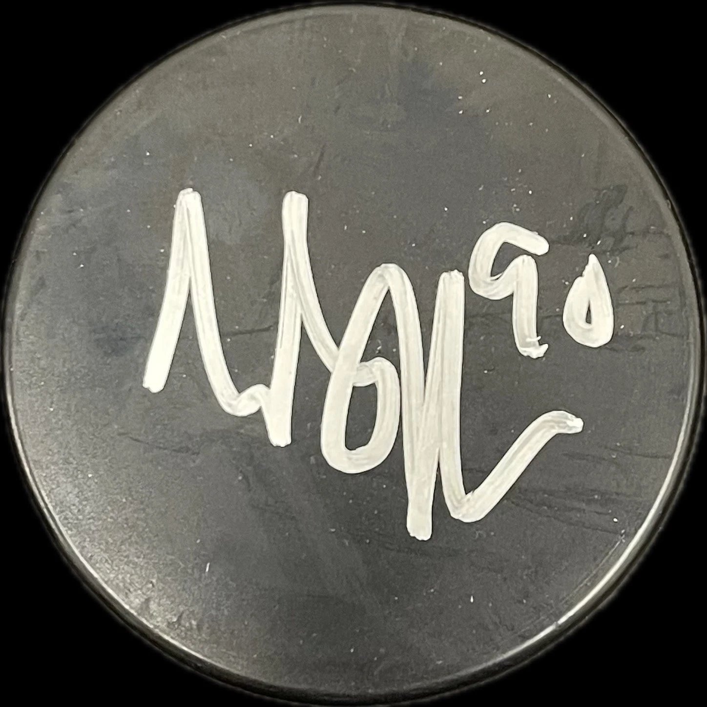 Tyler Johnson  Signed Hockey Puck PSA Tampa Bay Lightning