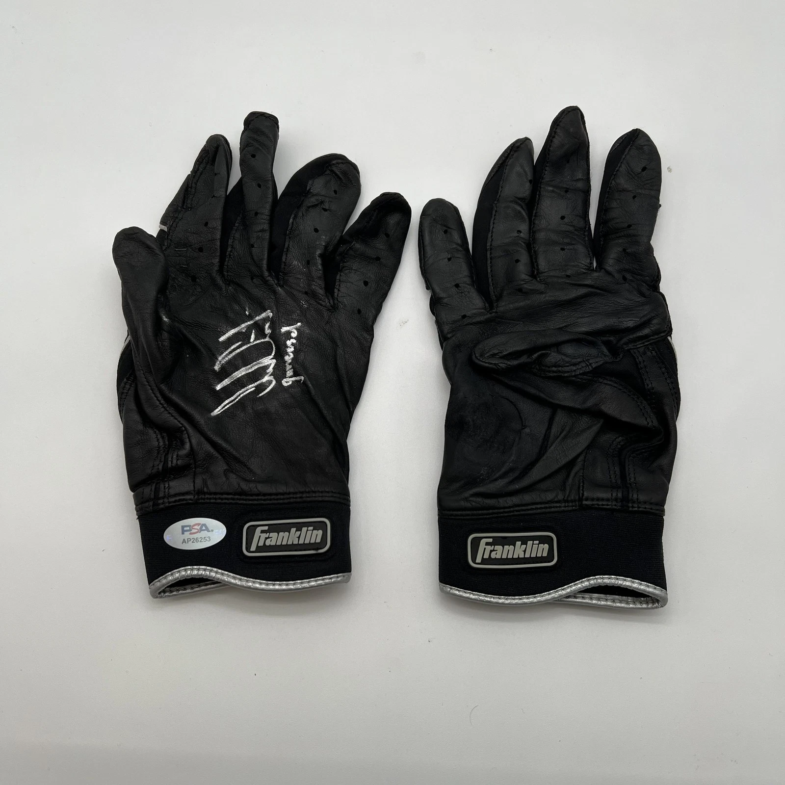 Jack Suwinski Signed Pittsburgh Pirates Batting Gloves PSA