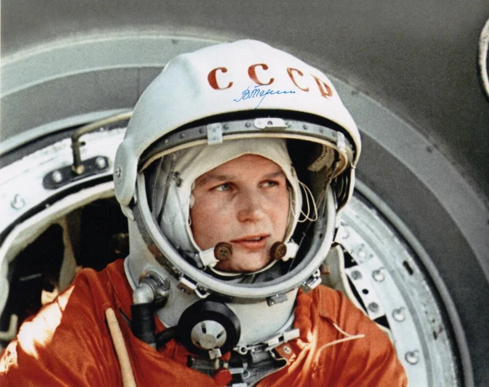 Valentina Tereshkova Signed Autograph 8x10 Photo - Russian Vostok Cosmonaut COA