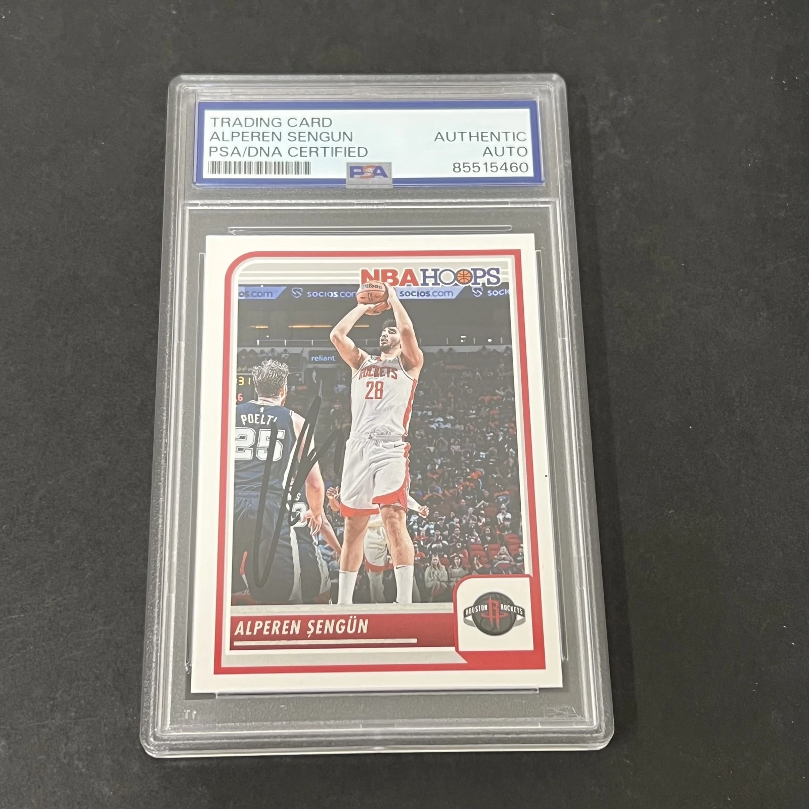 2023-24 Panini NBA Hoops #172 Alperen Sengun signed card PSA