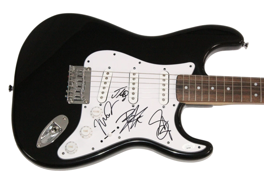 Parmalee Full Band Signed Autograph Full Size Fender Electric Guitar w/ JSA COA