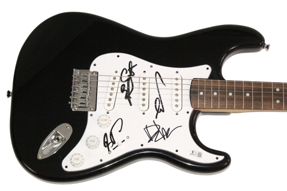 Dave Matthews Band Signed Autograph Guitar Dave Boyd Stefan Carter - Beckett COA