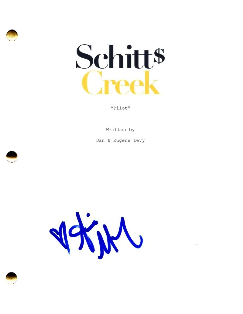 Annie Murphy Signed Autograph Schitt's Creek Full Pilot Script Screenplay Alexis