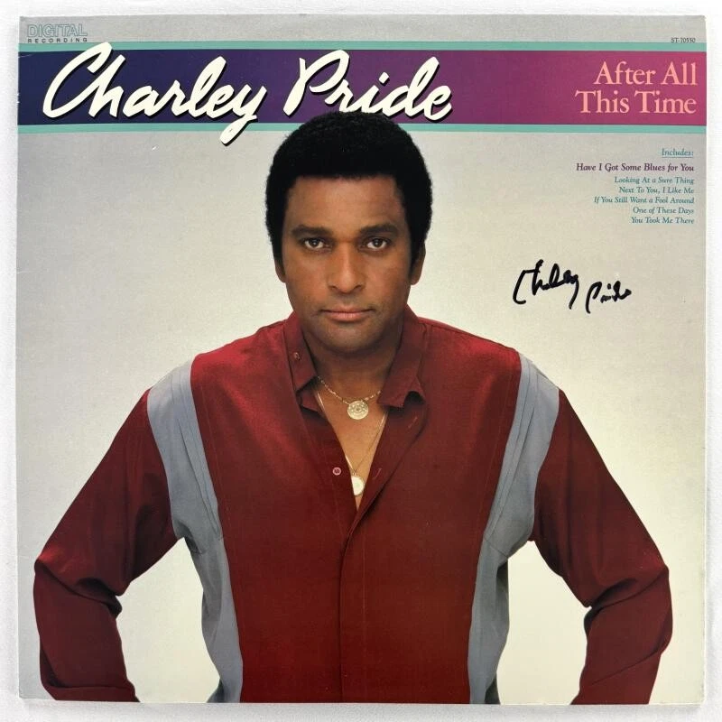 Charley Pride Signed Autograph Album Vinyl Record - After All This Time JSA COA