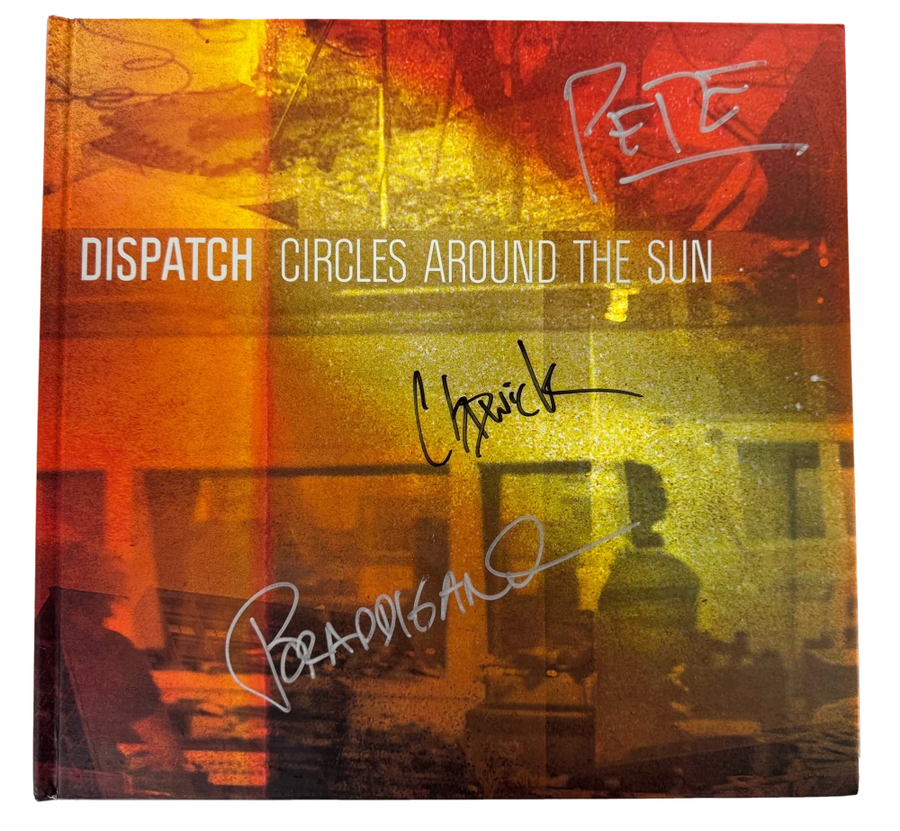 Dispatch Band x3 Signed Autograph Circles Around the Sun Album Record Book - JSA