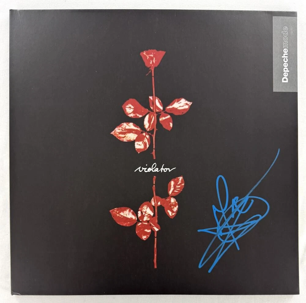 Martin Gore Depeche Mode Signed Autograph Album Vinyl Record Violator w/ JSA COA