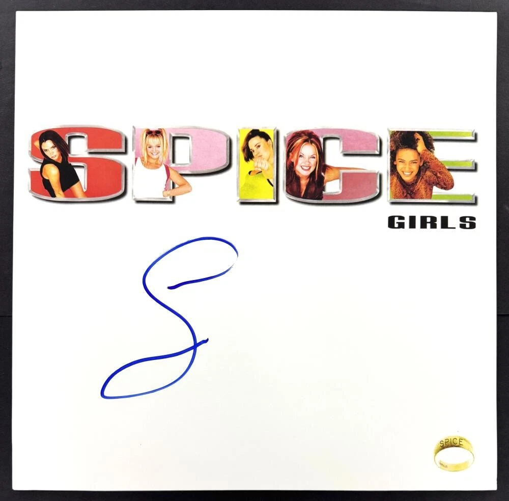 Geri Halliwell Spice Girls Signed Autograph Album Vinyl Record LP - JSA COA