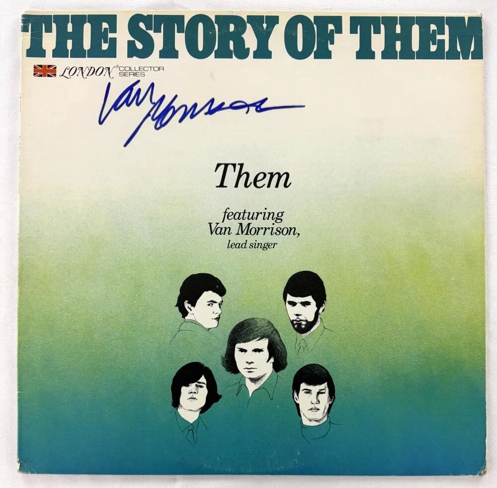 Van Morrison Signed Autograph Album Vinyl Record - The Story of Them Beckett COA