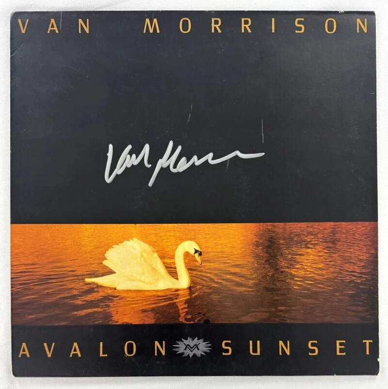 Van Morrison Signed Autograph Album Vinyl Record LP - Avalon Sunset Beckett COA
