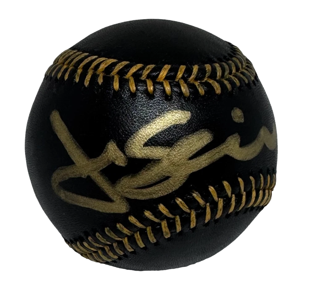 Jerry Seinfeld Signed Autograph Black OMLB Baseball Ball - Very Rare! w/ JSA COA
