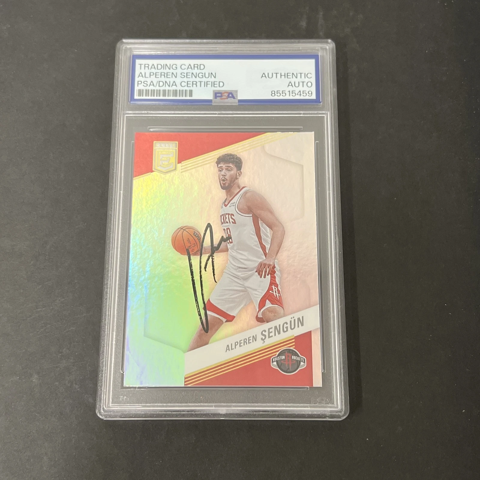2022-23 Panini Donruss Elite #161 Alperen Sengun Chrome signed card PSA