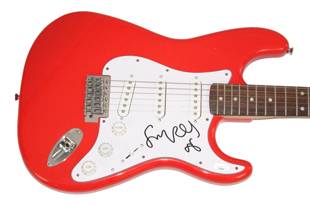 Mick Hucknall Simply Red Signed Autograph Full Size Electric Guitar JSA COA