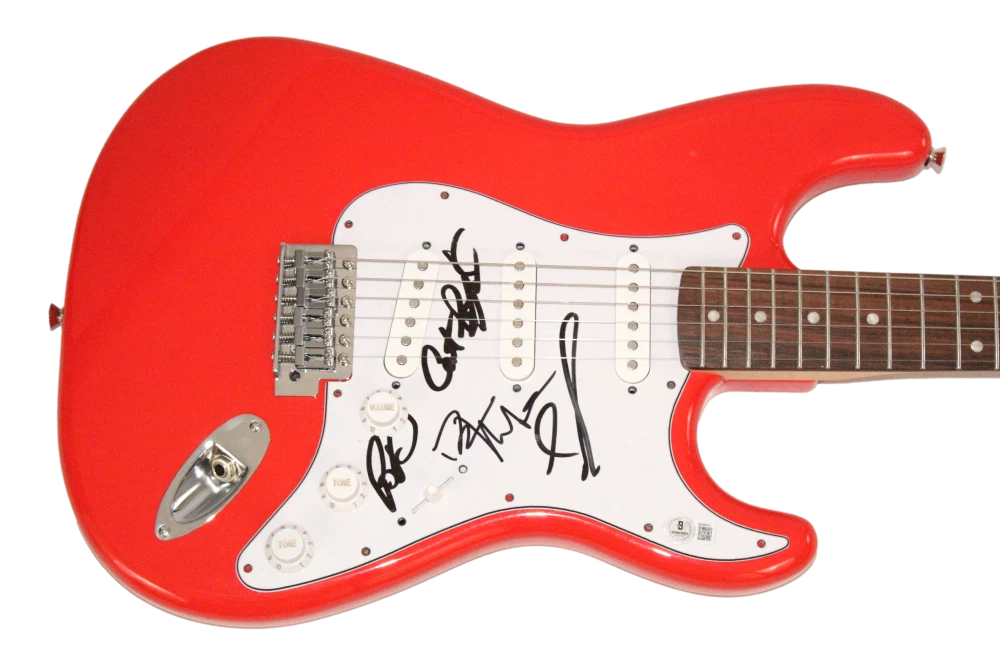 Dave Matthews Band x4 Signed Autograph Guitar - Boyd Tinsley +3 Beckett COA