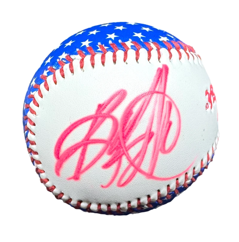 Bruce Springsteen Signed Autograph Fender Guitar Logo Baseball Ball w/ PSA COA