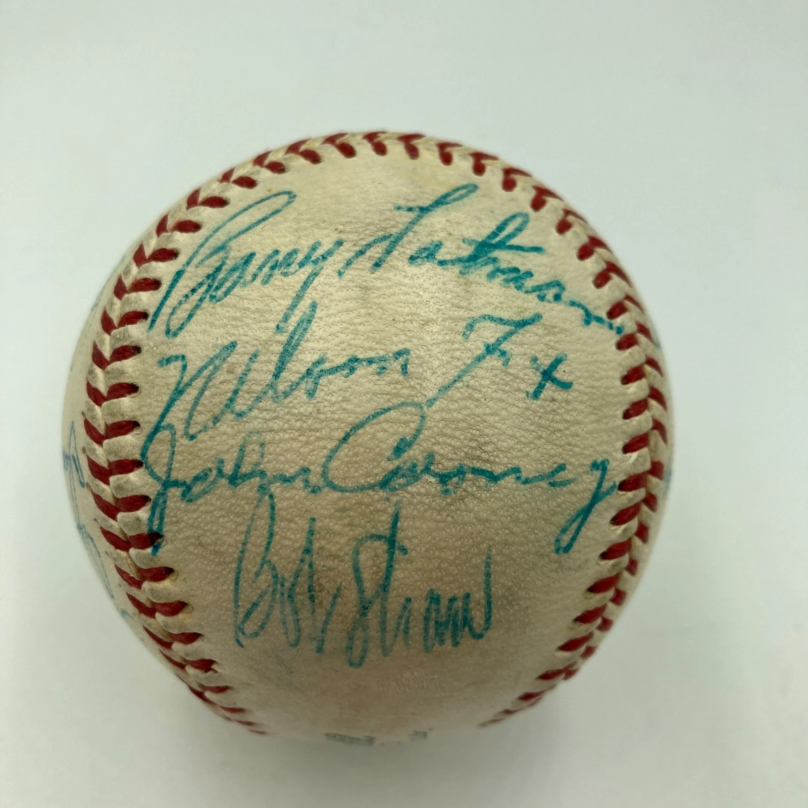 1959 Chicago White Sox AL Champs Team Signed Baseball Nellie Fox JSA COA