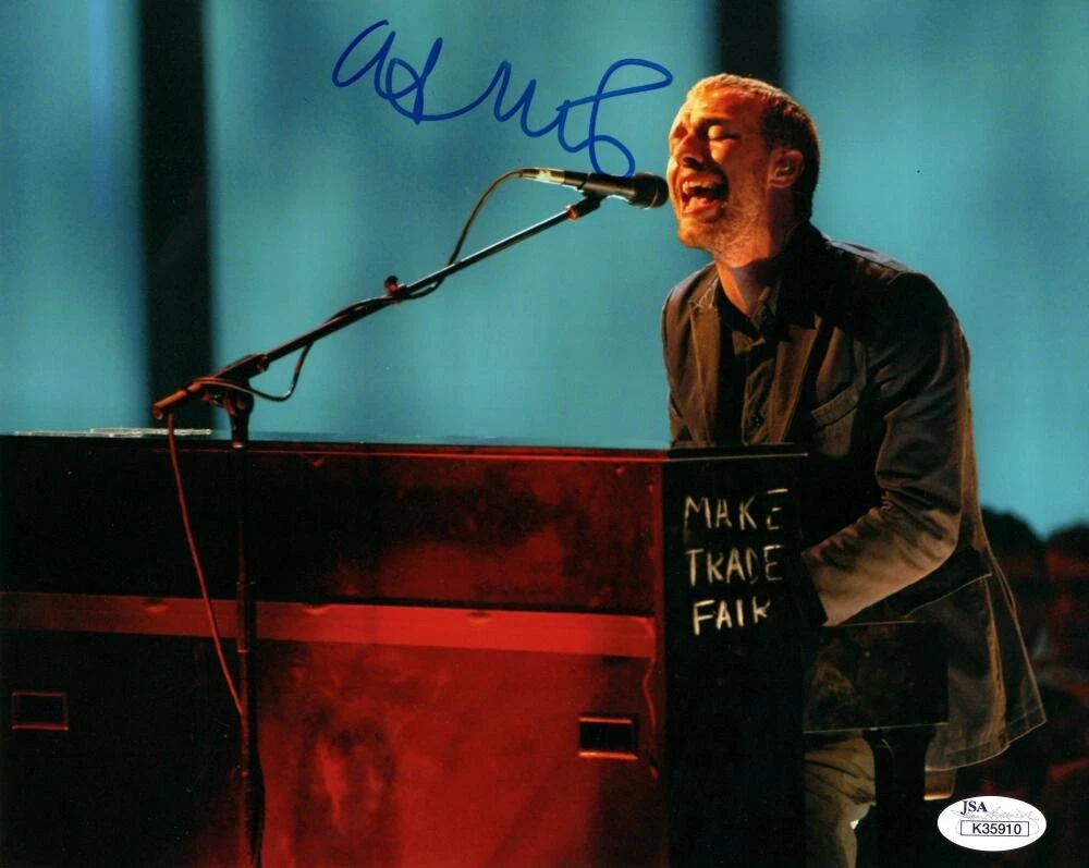 Chris Martin Coldplay Signed Autograph 8x10 Photo - Mylo Xoloto Viva la Vida COA