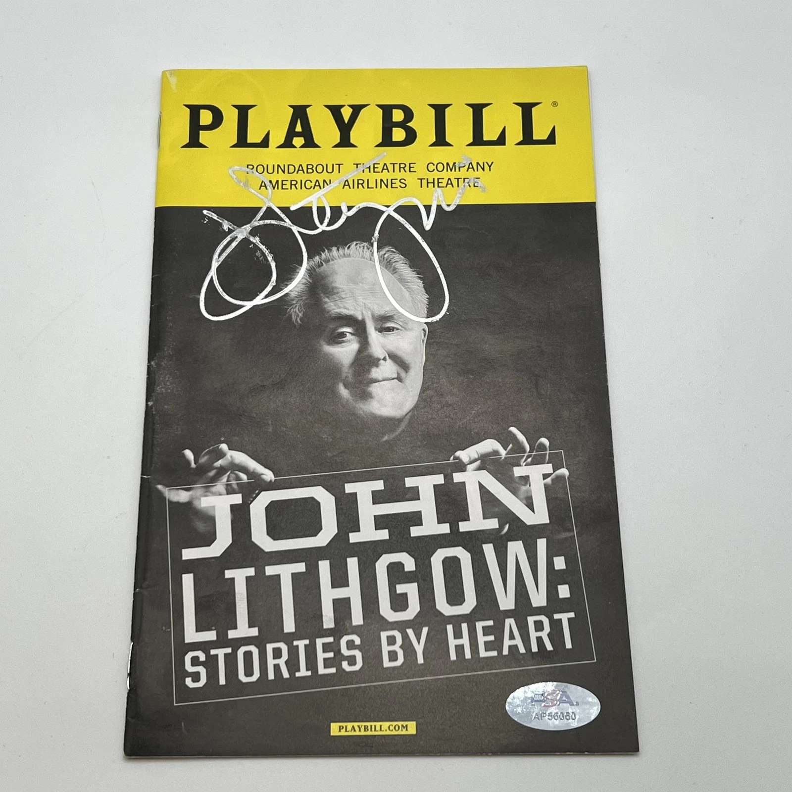John Lithgow Signed PLAYBILL PSA/DNA Autographed Actor
