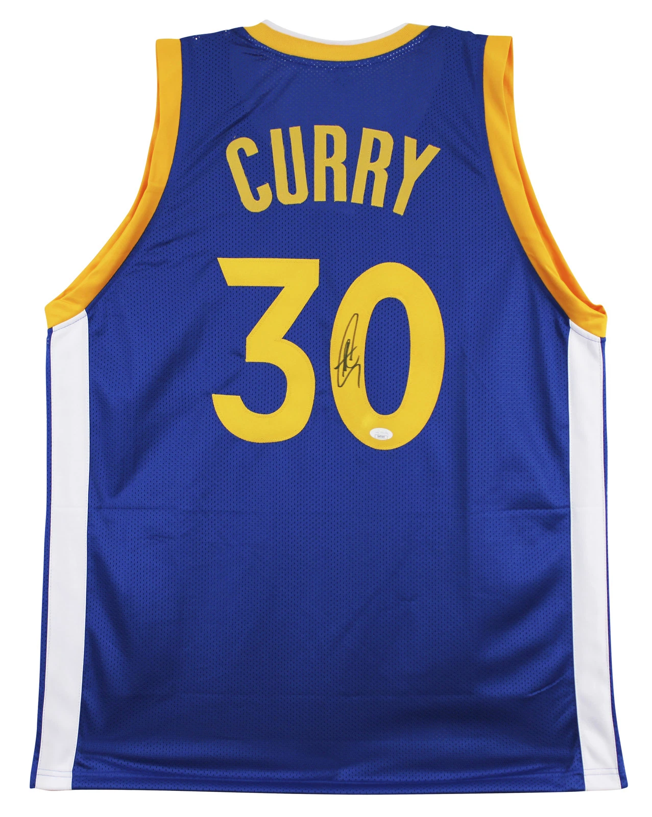 Stephen Curry Authentic Signed Blue Pro Style Jersey Autographed JSA 2