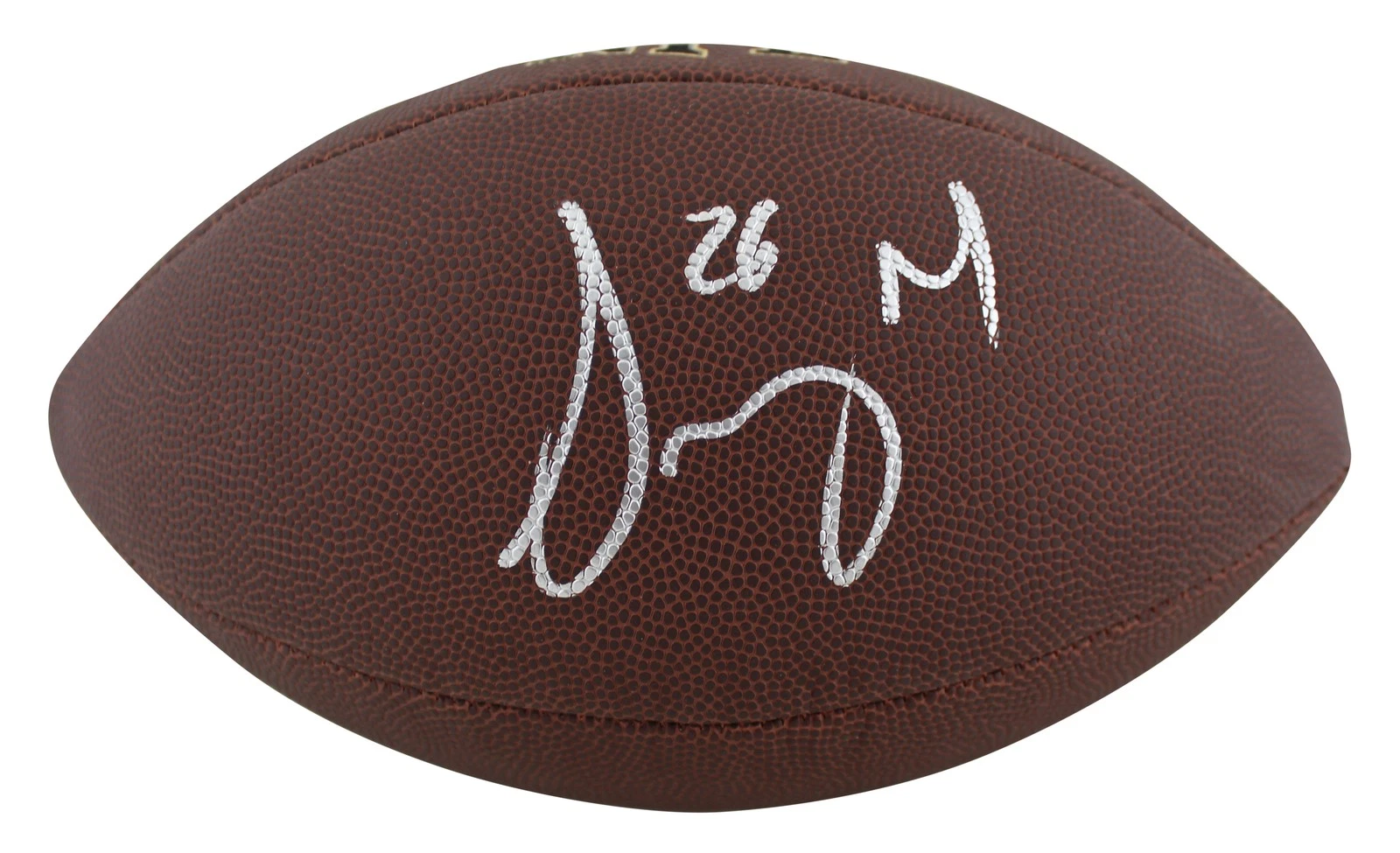 Rams Sony Michel Authentic Signed Wilson Super Grip Nfl Football BAS Witness