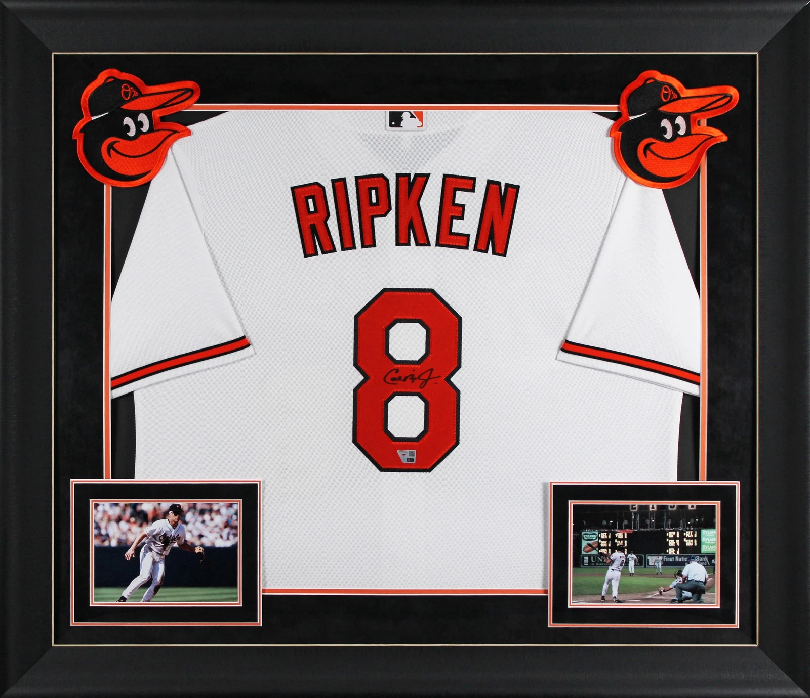 Orioles Cal Ripken Jr. Authentic Signed White Nike Framed Jersey Fanatics