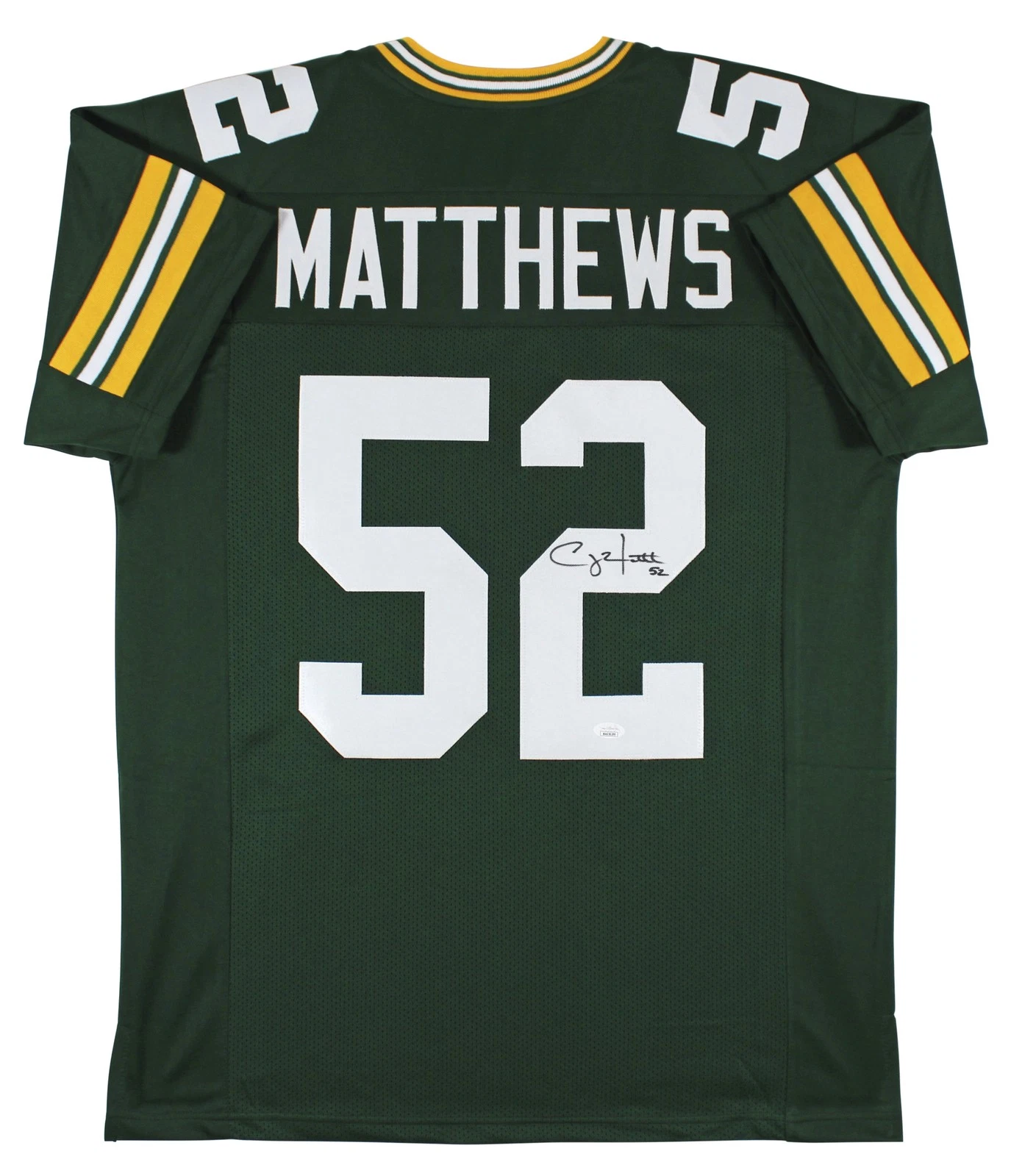 Clay Matthews III Authentic Signed Green Pro Style Jersey Autographed JSA 2