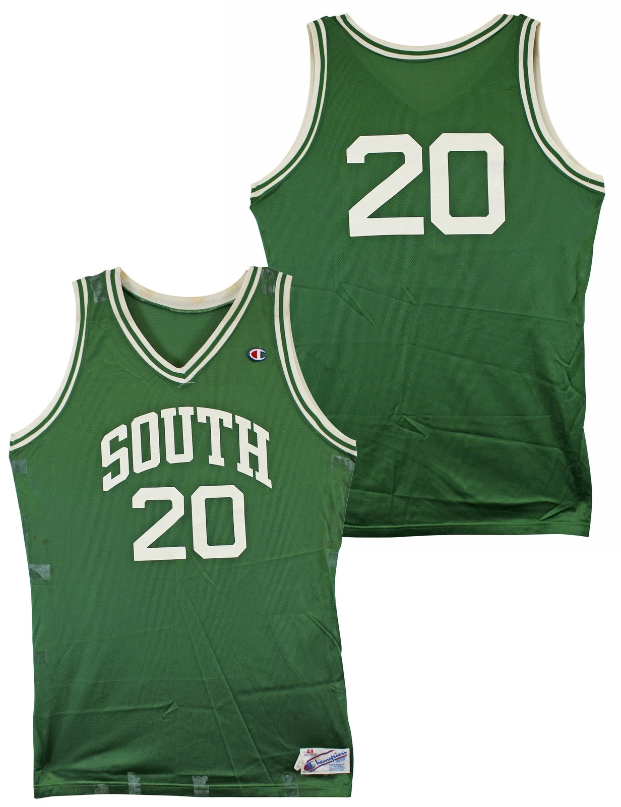 Shaquille O'Neal Game Worn Green 1990 Olympic Festival Jersey SIA Photomatched