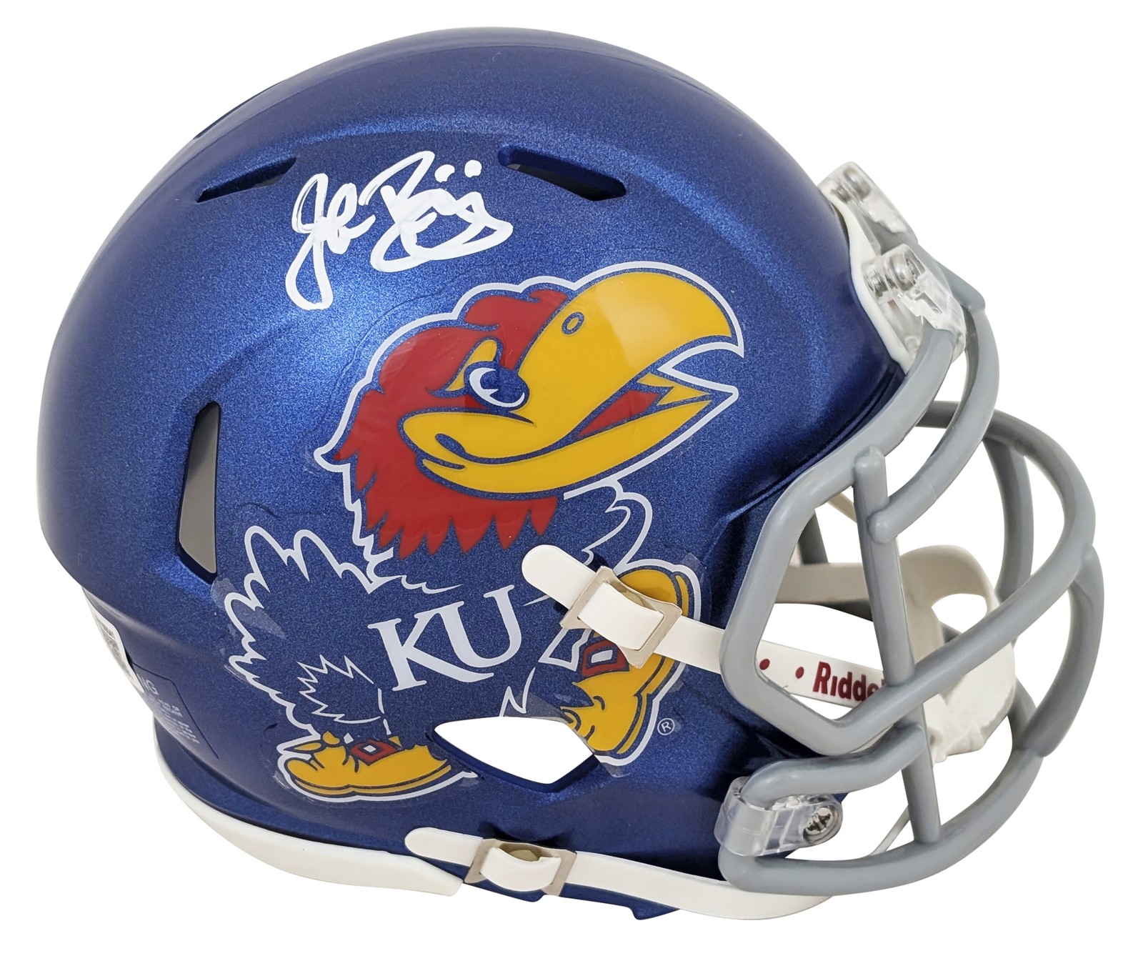 Kansas John Riggins Authentic Signed Speed Mini Helmet Autographed BAS Witnessed