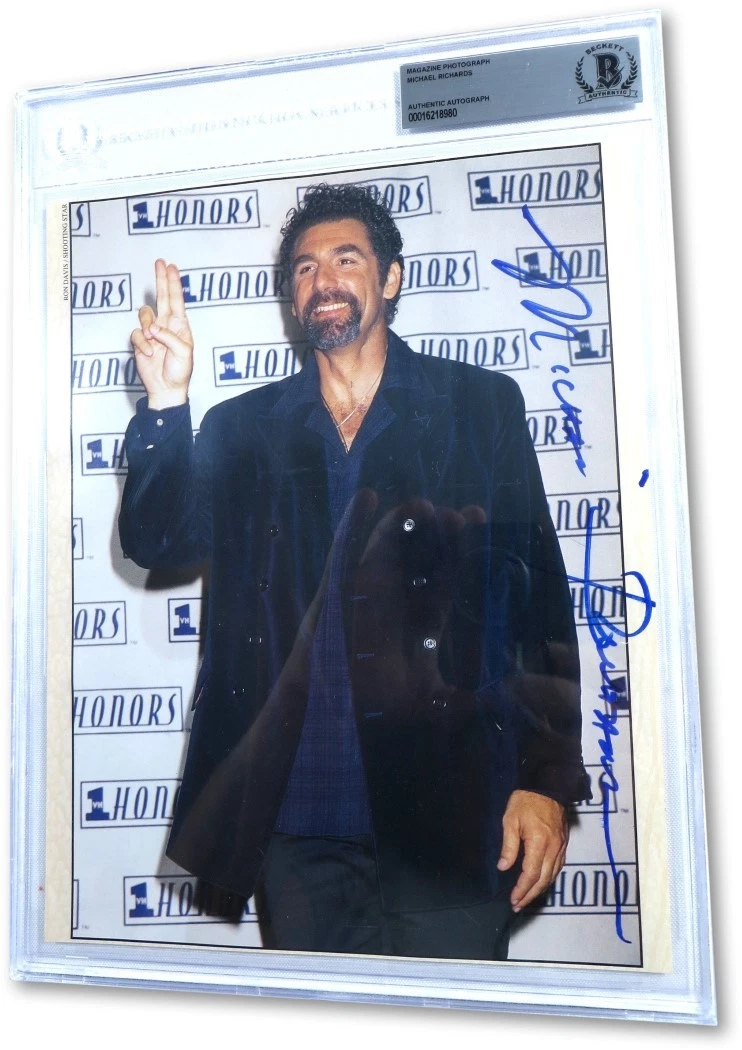 Michael Richards Signed Autographed Photograph Seinfeld BAS Encased 8980